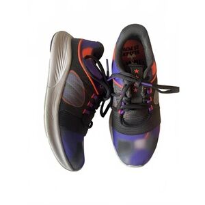 Under Armour Project Rock Training Shoes Womens 7 Black Purple Gym